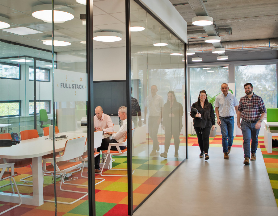 OCS kantoor met medewerkers