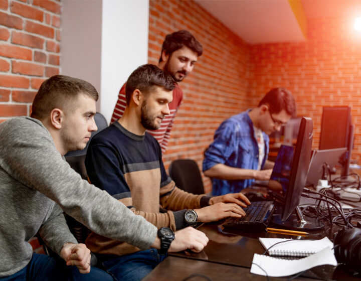 Team developers werkt samen